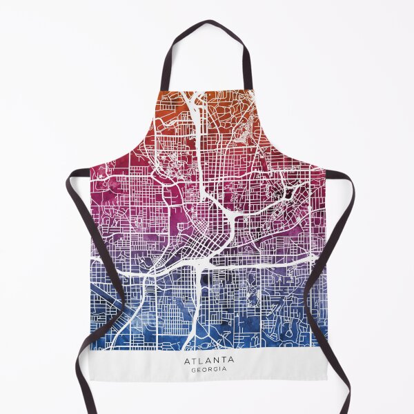 Item preview, Atlanta Georgia City Map designed and sold by ArtPrints.