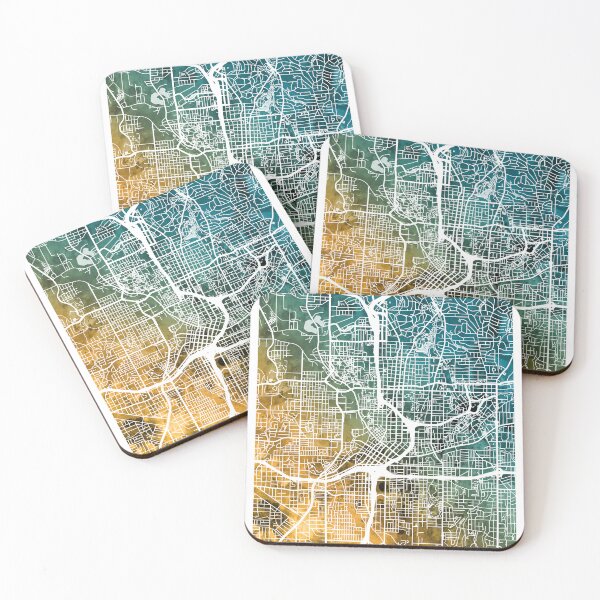 Item preview, Atlanta Georgia City Map designed and sold by ArtPrints.