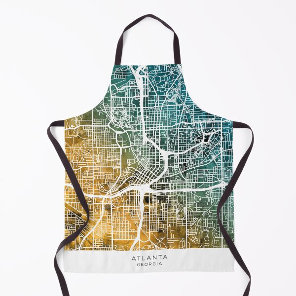 Item preview, Atlanta Georgia City Map designed and sold by ArtPrints.