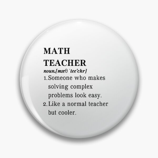 Item preview, Math Teacher Definition designed and sold by kelvinmunene13.