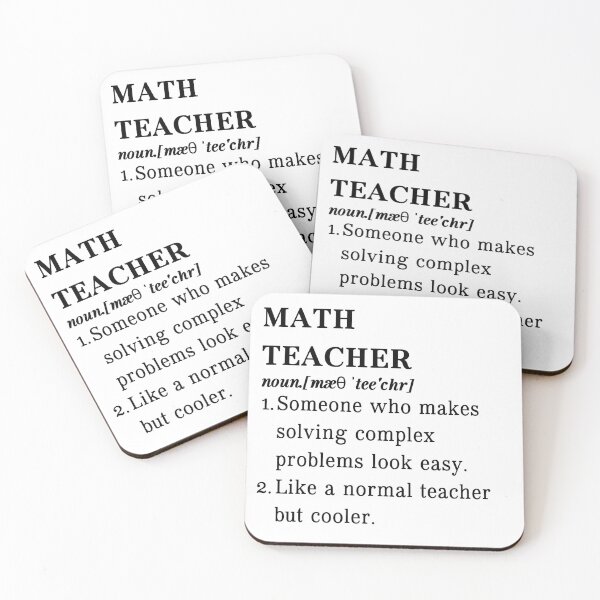 Item preview, Math Teacher Definition designed and sold by kelvinmunene13.