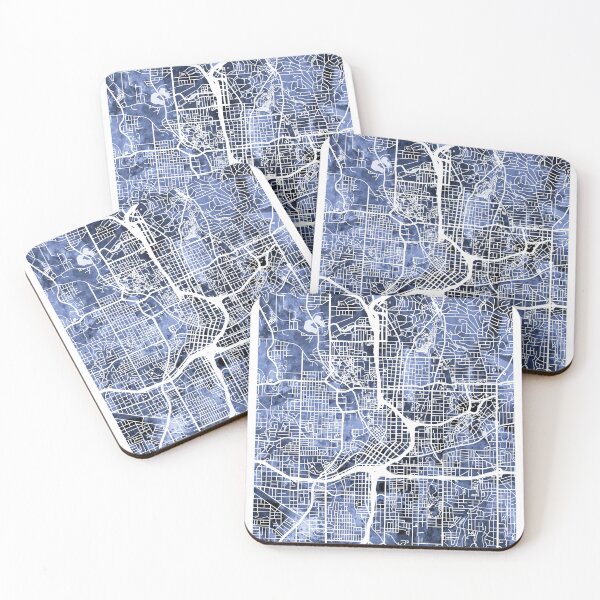 Item preview, Atlanta Georgia City Map designed and sold by ArtPrints.