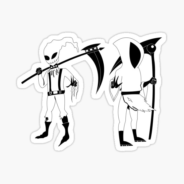 Grim Reaper Blk&Wht "The Money Store" Edition Sticker