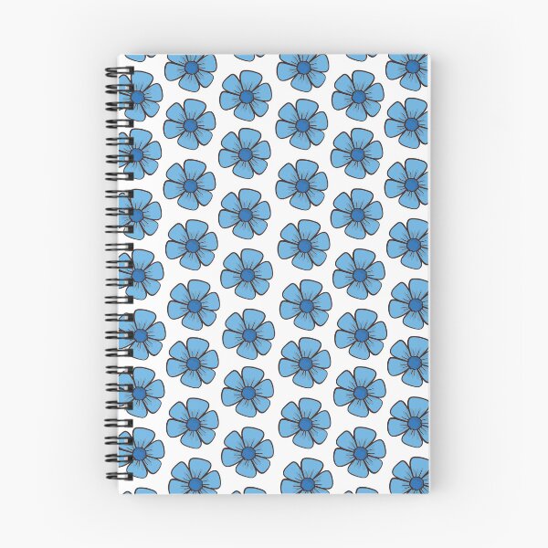 Item preview, Blue Spring Flowers Doodle Pattern designed and sold by PlantKind.