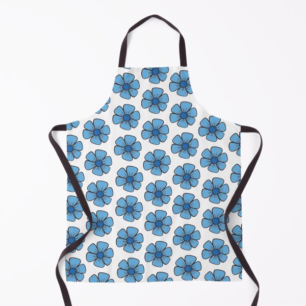 Item preview, Blue Spring Flowers Doodle Pattern designed and sold by PlantKind.
