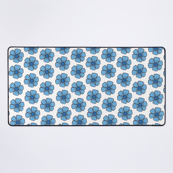 Item preview, Blue Spring Flowers Doodle Pattern designed and sold by PlantKind.