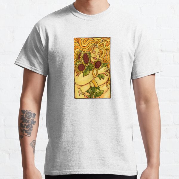 Sunflower Lady Classic T-Shirt