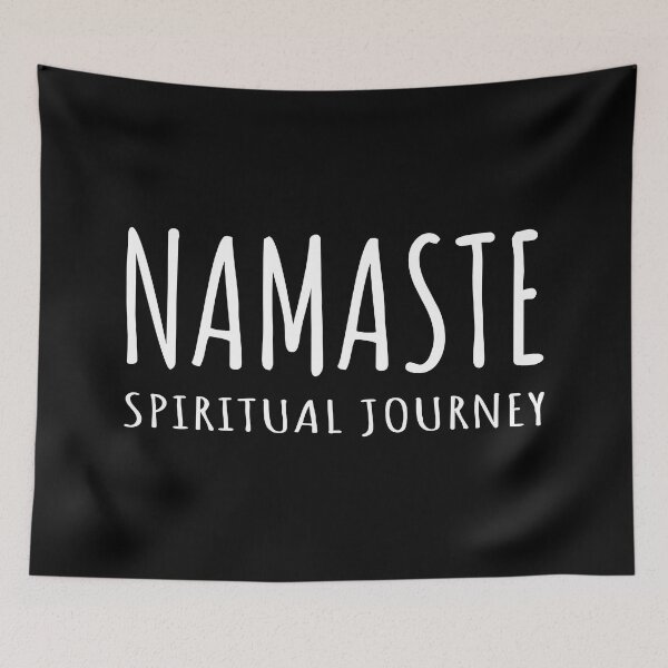 Item preview, Namaste: Spiritual Journey, White Text Only designed and sold by ZenHorn.