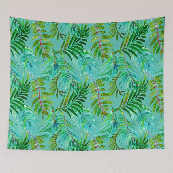 Item preview, Tropical Beach Scene Pattern designed and sold by WildAliceArt.