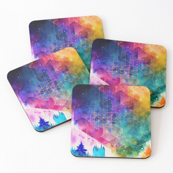 Item preview, Geometric rainbow pattern. Abstract pattern designed and sold by DO-artbyDeliaO.