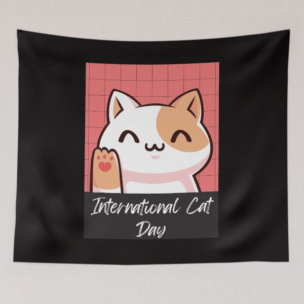 Item preview, International Cat day  designed and sold by Simo0455.