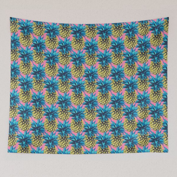 Item preview, Pineapple seamless pattern on pink background. designed and sold by Marina Smorodinskaya.