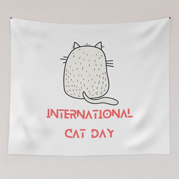 Item preview, International Cat day  designed and sold by Simo0455.