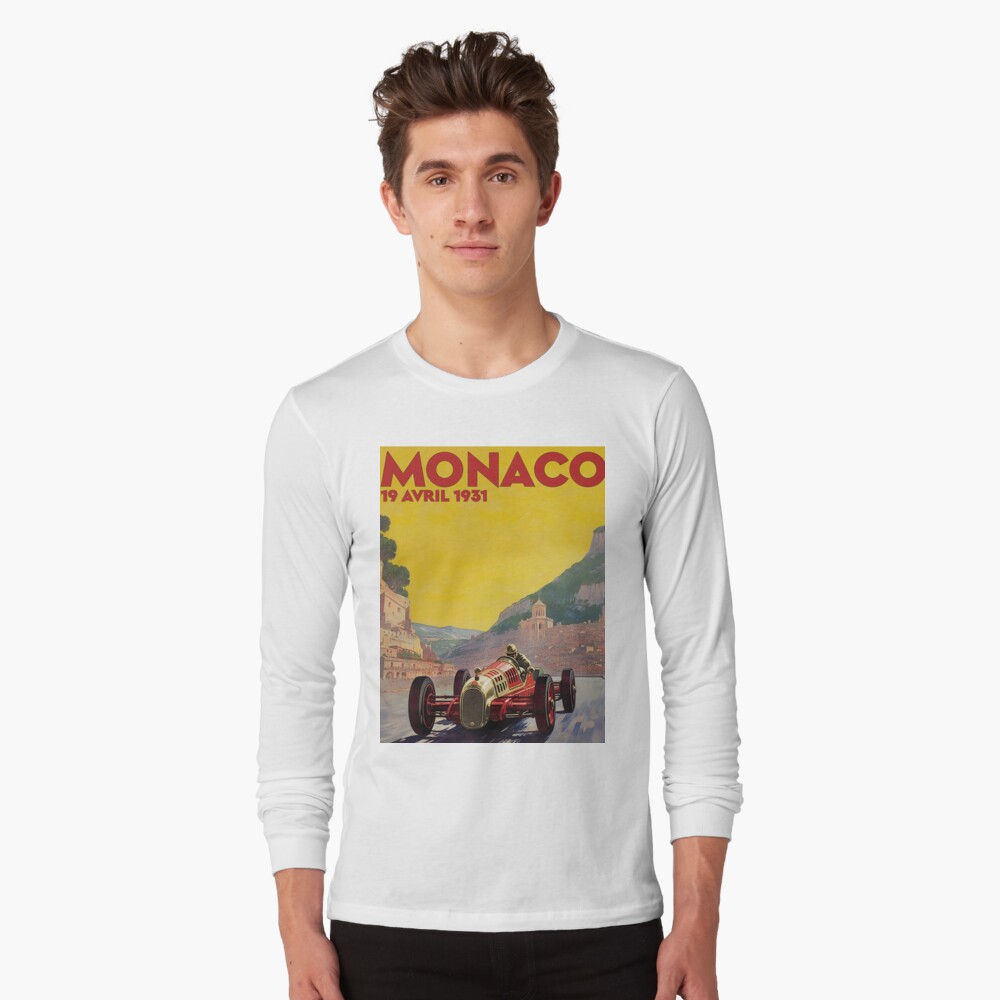 ZinTee Formula 1 Shirt - Scuderia Ferrari T-Shirt - Monte Carlo - Sebastian Vettel Tee - Leclerc - Sainz - Monaco Grand Prix 2019 - Unisex Tee