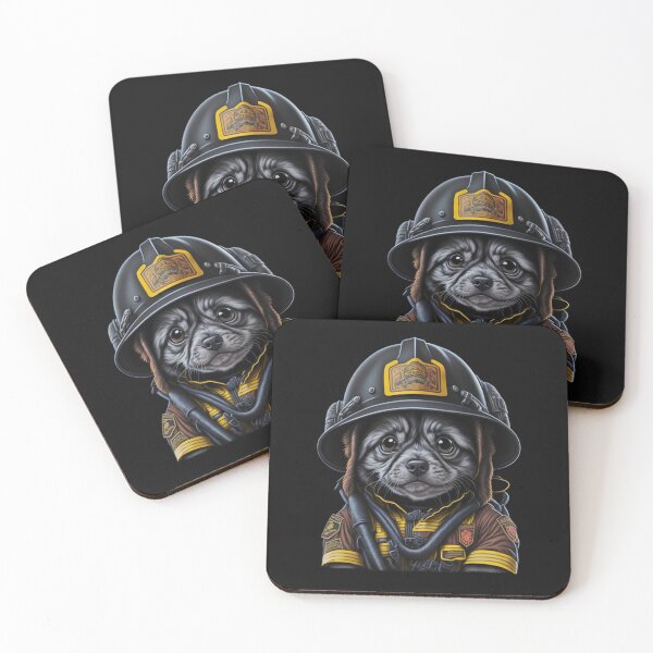 Item preview, Cute and Charming Fantasy Firefighter Puppy  designed and sold by PC-artist.