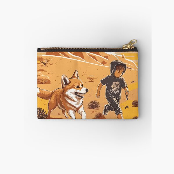 Item preview, Adventure Buddies: Corgi and Boy Racing Through the Hot Desert designed and sold by Sleeygoy.