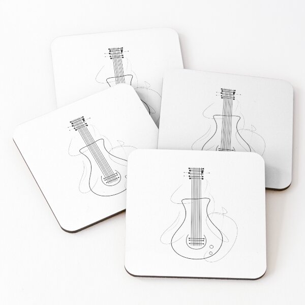Item preview, Abstract Minimalist Guitar Lines designed and sold by Artwyz.
