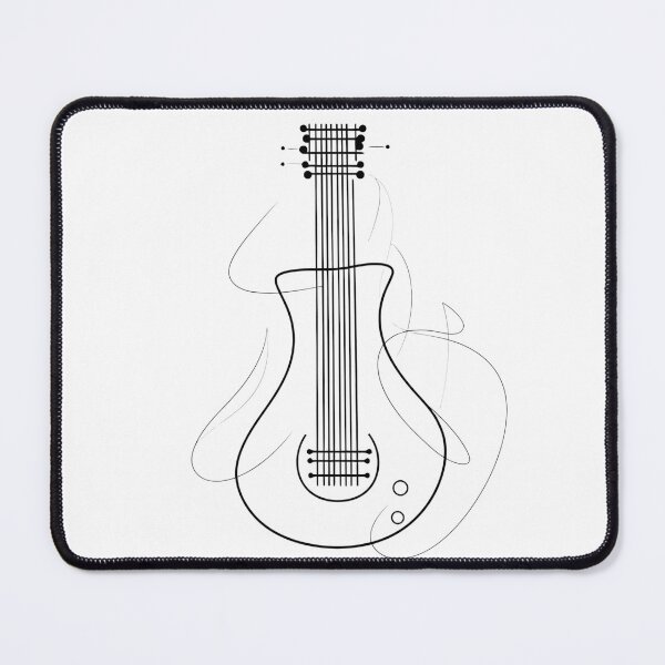 Item preview, Abstract Minimalist Guitar Lines designed and sold by Artwyz.