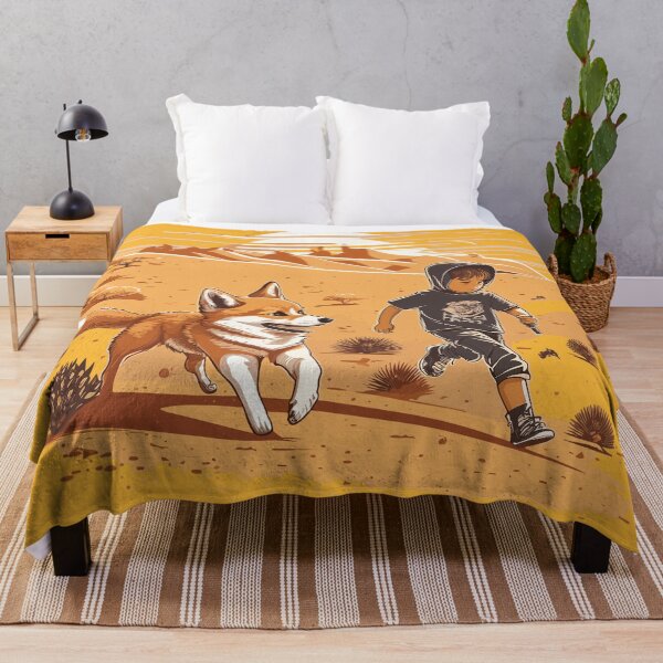Item preview, Adventure Buddies: Corgi and Boy Racing Through the Hot Desert designed and sold by Sleeygoy.