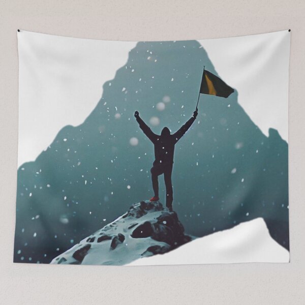 Item preview, Man On Top Of The Mountain designed and sold by KenjiSano.