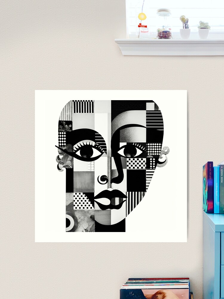 ATELIERCPH Abstract cubismポスターブラックフレーム付き Atelier Cph, Abstract Cubism - THE POSTER CLUB