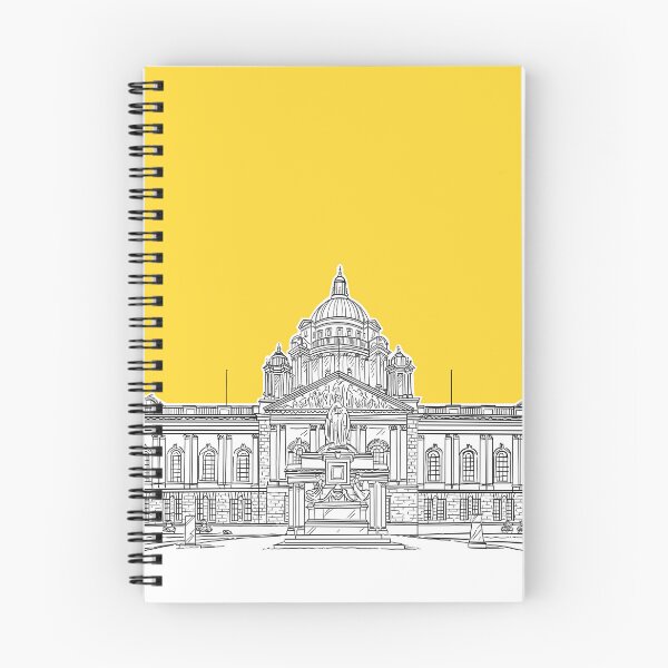 Item preview, Belfast City Hall (Yellow Background) designed and sold by Adam Regester.