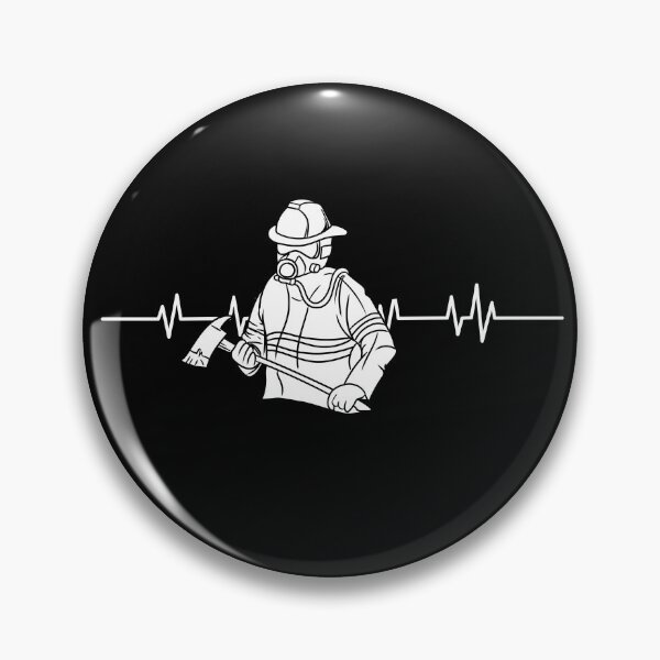 Item preview, Volunteer Heartbeat Firefighter Fire Brigade  designed and sold by Pubi.