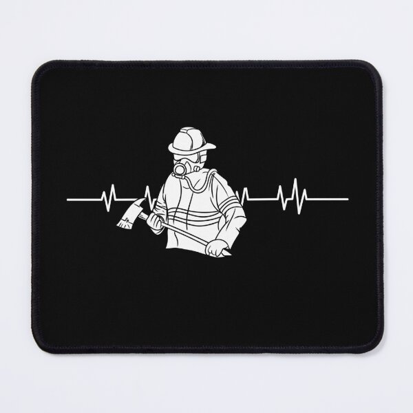 Item preview, Volunteer Heartbeat Firefighter Fire Brigade designed and sold by Pubi.