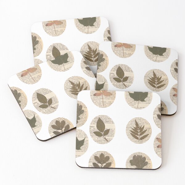 Item preview, Pressed leaves set B white designed and sold by Julianum.