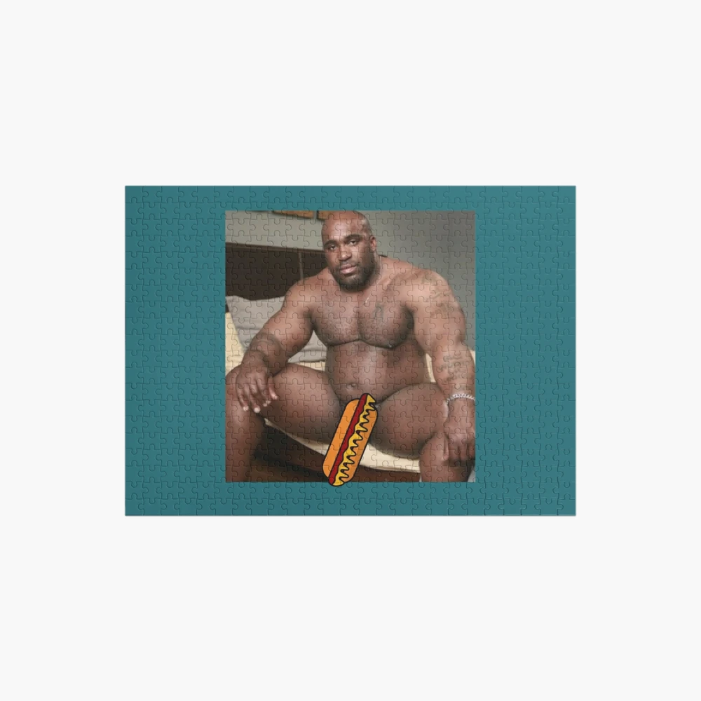 Big Dick Black Guy Meme Barry Wood | Jigsaw Puzzle