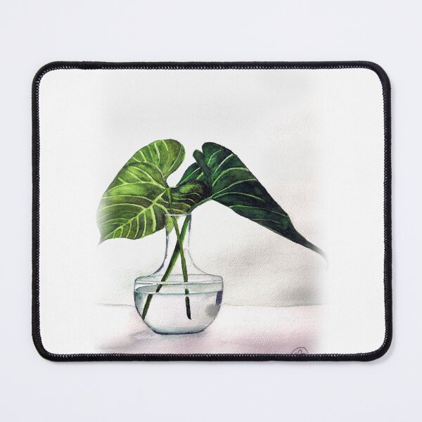 Item preview, Anthurium Leaves In Glass vase designed and sold by Lallinda.