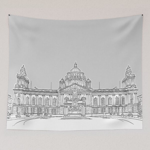 Item preview, Belfast City Hall (Grey) designed and sold by Adam Regester.
