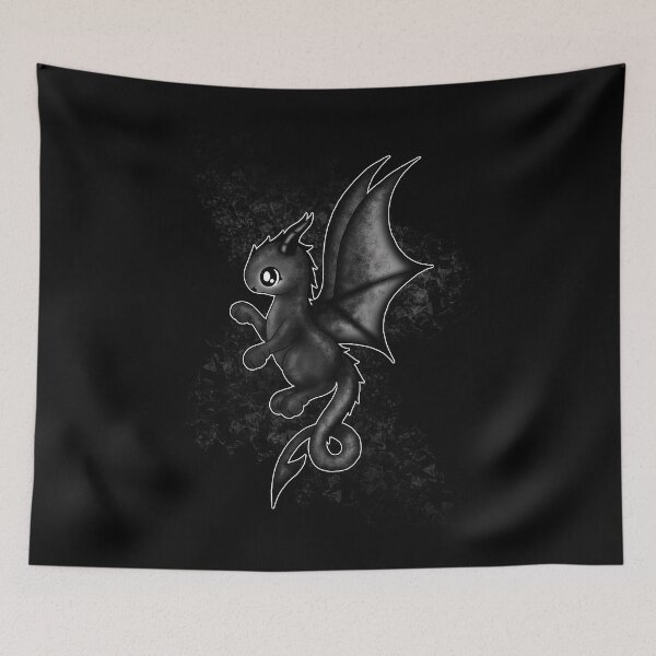 Item preview, cute Goth Dragon designed and sold by Pezi-Creation.