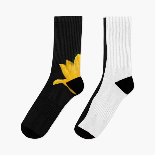 Item preview, Yellow tulip on black background designed and sold by olena2552.