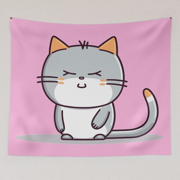 Item preview, Weary Whiskers: Tired Cat in Need of Rest designed and sold by Sleeygoy.