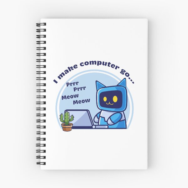 Item preview, I make computer go prrr prrr meow meow designed and sold by Code  Monkeys.