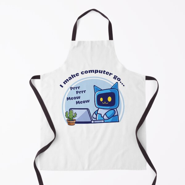 Item preview, I make computer go prrr prrr meow meow designed and sold by Code  Monkeys.