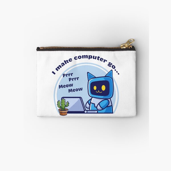Item preview, I make computer go prrr prrr meow meow designed and sold by Code  Monkeys.