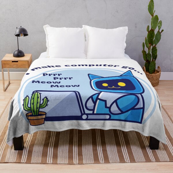 Item preview, I make computer go prrr prrr meow meow designed and sold by Code  Monkeys.