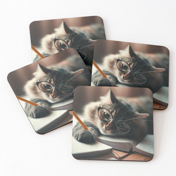 Item preview, Smart Cat Helping With Homework designed and sold by TheHelpingCat.