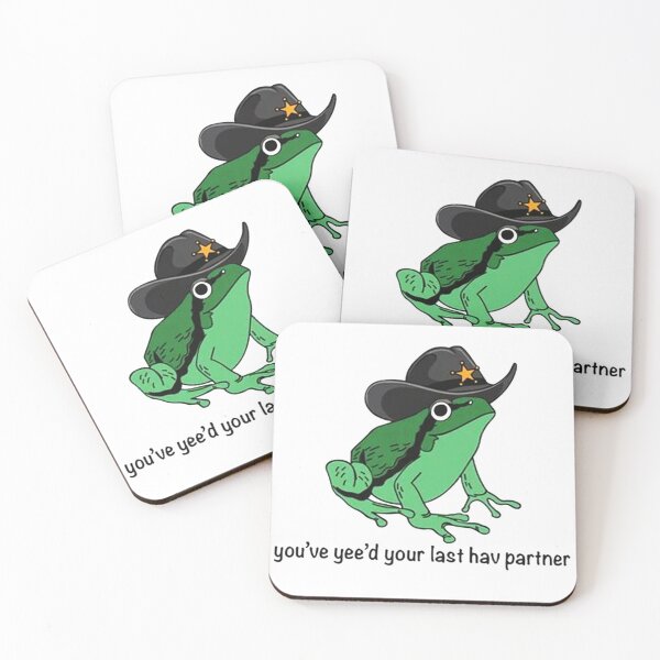 Item preview, Cowboy Frog Meme designed and sold by benedikfrost.