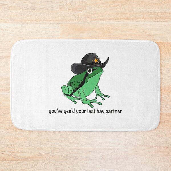 Item preview, Cowboy Frog Meme designed and sold by benedikfrost.