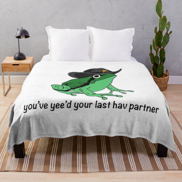 Item preview, Cowboy Frog Meme designed and sold by benedikfrost.