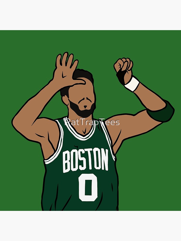 Jayson Tatum Boston Celtics Jersey Art Board Print by SAYIDOWjpg