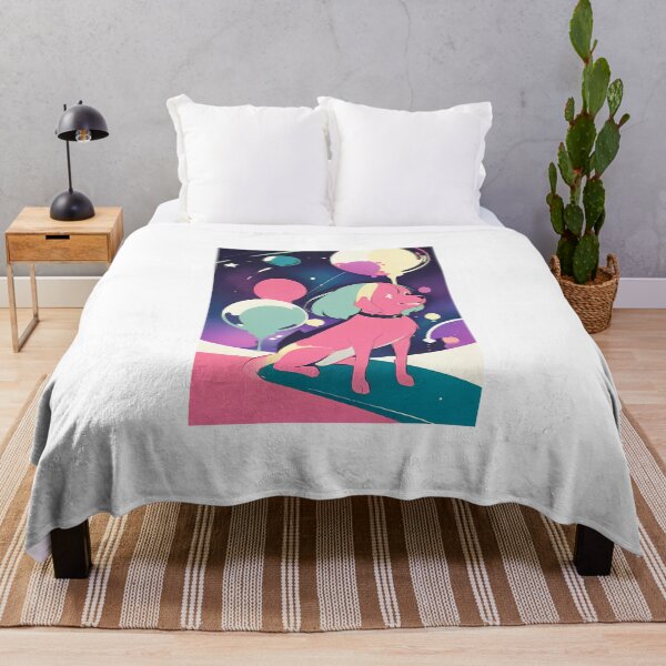 Artikelvorschau, Rosa Hund, minimalistisches Kunstposter entworfen und verkauft von shrolts.