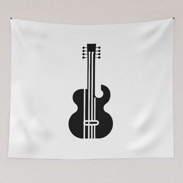 Item preview, Innovative Line Guitar Illustration designed and sold by Artwyz.