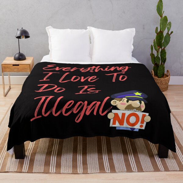 Item preview, Everything I love To Do Is Illegal designed and sold by Simo0455.