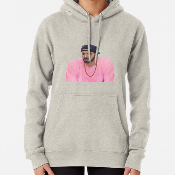 drake pink hoodie