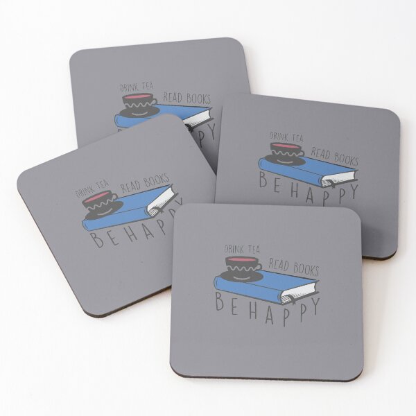 Item preview, Drink Tea Read Books Be Happy Bookworm Design designed and sold by Creekman Designs.