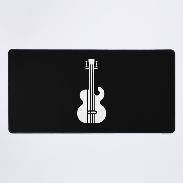 Item preview, Minimalist White Guitar Abstract designed and sold by Artwyz.